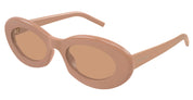 Ottica Mondello Roma - Saint Laurent - SL 594-010 - SL 594-010 - NUDE - Acetate - shape Oval - brown - EYEWEAR - SUNGLASSES - Donna,Women - lens Brown - Made In Italy