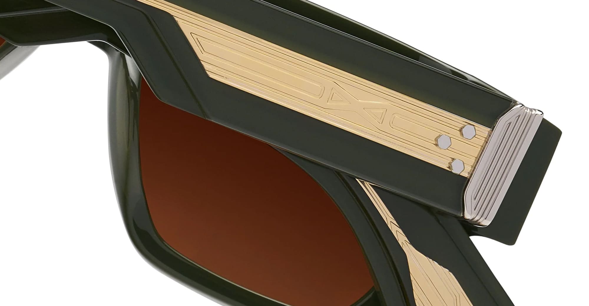 Ottica Mondello Roma - T HENRI - UAR - UTOPIA - BRIGADE - Acetate - shape Squared - green - EYEWEAR - SUNGLASSES - Uomo,Men - lens bronze - Made In Japan