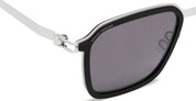 Ottica Mondello Roma - Mykita - 10087671 - MR002 AL1 - White Silver / Black / Coolgrey Lens - stainless steel - shape  - silver, black - EYEWEAR - SUNGLASSES - Unisex,Uomo,Donna,Women,Men - lens  - Made In Germany