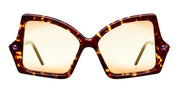 Ottica Mondello Roma - Kuboraum - KRSP30TO000000YB - MASK P30 TO - TORTOISE - Acetate - shape Butterfly - Tortoise - EYEWEAR - EYEGLASSES - Unisex,Uomo,Donna,Women,Men - lens yellow - Made In Italy