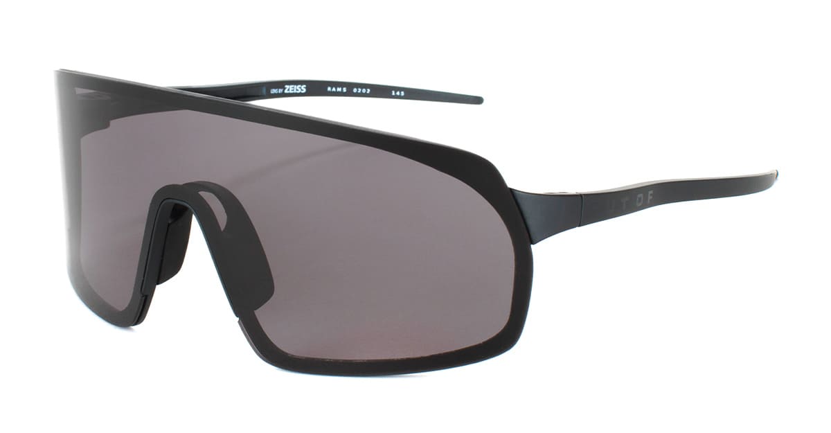  SMOKE - Carbon fiber, grilamid - shape Mask - Black - EYEWEAR - SUNGLASSES - Uomo,Men - lens grey smoke - Made In Italy