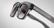 Ottica Mondello Roma - Jacques Marie Mage - JMMTR-9L - TORINO - PRIME - Acetate - shape Squared - grey - EYEWEAR - SUNGLASSES - Uomo,Men - lens Grey - Made In Japan