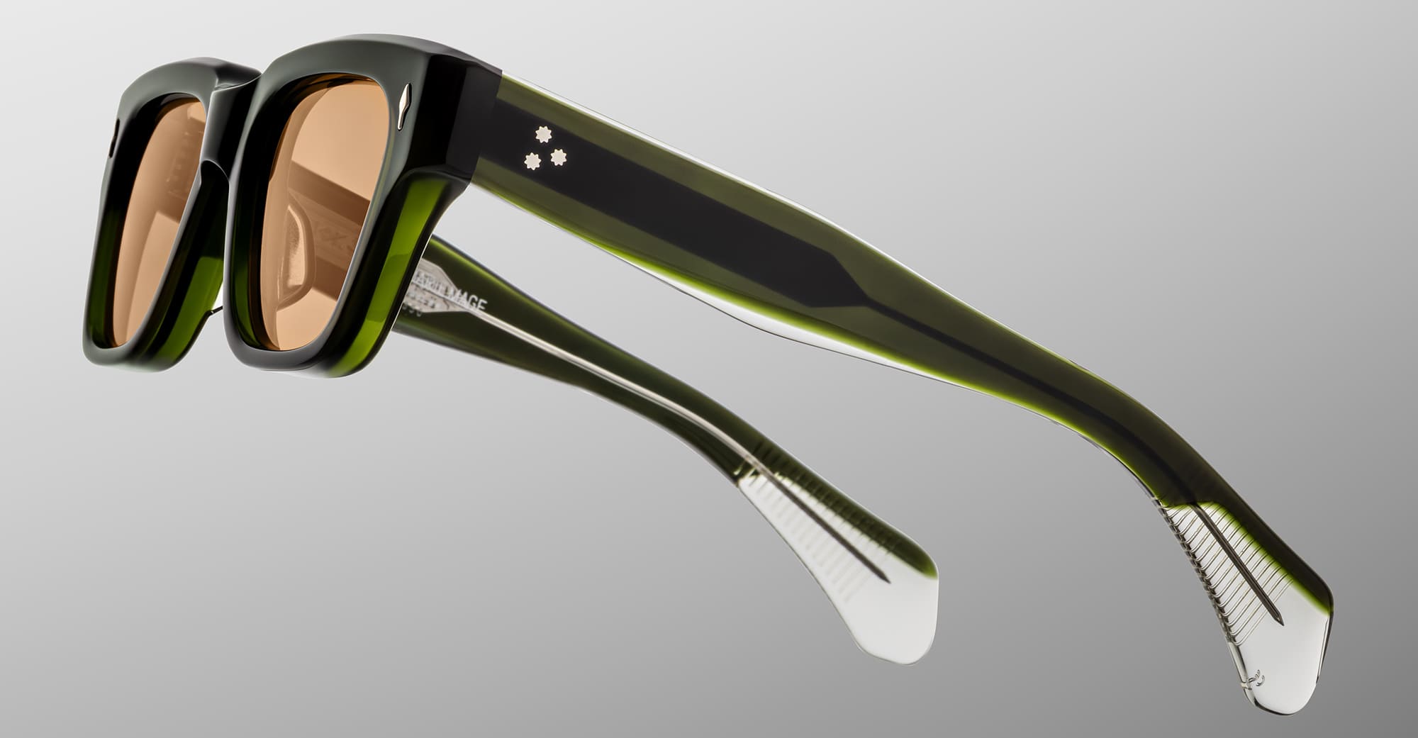 Ottica Mondello Roma - Jacques Marie Mage - JMMFE-18L - FELLINI - BORNEO - Acetate - shape  - green - EYEWEAR - SUNGLASSES - Unisex,Uomo,Donna,Women,Men - lens  - Made In Japan