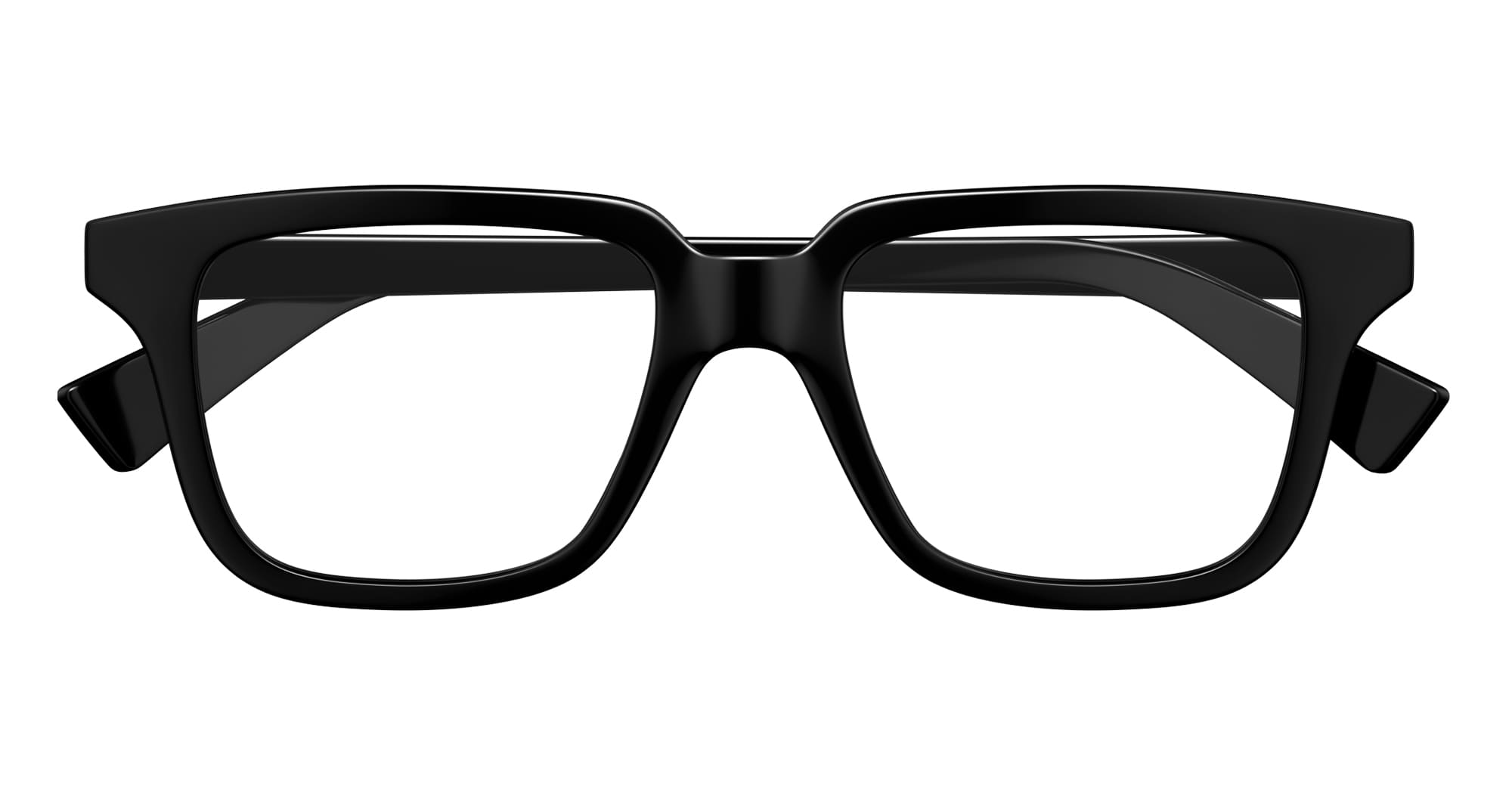 Ottica Mondello Roma - Bottega Veneta - BV1365O-005 - BV1365O-005 - BLACK RX - Metal - shape Squared - Black - EYEWEAR - EYEGLASSES - Unisex,Uomo,Donna,Women,Men - lens Clear - Made In Japan