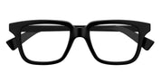 Ottica Mondello Roma - Bottega Veneta - BV1365O-005 - BV1365O-005 - BLACK RX - Metal - shape Squared - Black - EYEWEAR - EYEGLASSES - Unisex,Uomo,Donna,Women,Men - lens Clear - Made In Japan