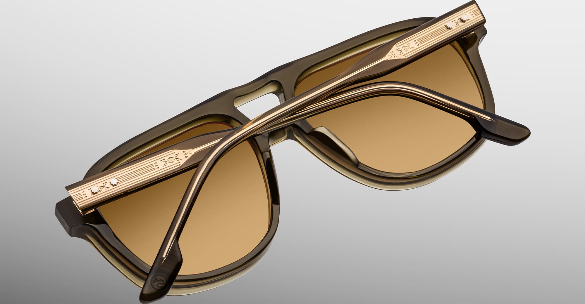 Ottica Mondello Roma - Jacques Marie Mage - JMMCX-8R - YELLOWSTONE VI: COUGAR - MOSS GREEN - Acetate - shape  - green - EYEWEAR - SUNGLASSES - Unisex,Uomo,Donna,Women,Men - lens  - Made In Japan
