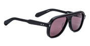 Ottica Mondello Roma - Jacques Marie Mage - JMMTW-88 - RMFC FOR JMM: TEEWINOT - BLACK - Acetate - shape Navigator - Black - EYEWEAR - SUNGLASSES - Unisex,Uomo,Donna,Women,Men - lens burgundy - Made In Japan