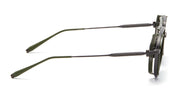 Ottica Mondello Roma - Akoni - AKS-511A-54 - SKYRACER - BLACK IRON / MATTE GREEN - Titanium - shape Pilot - green - EYEWEAR - SUNGLASSES - Uomo,Men - lens Gradient grey - Made In Japan