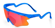 Ottica Mondello Roma - Alba Optics - 8050054518398 - DELTA LEI - BLUE GLOSSY / VZUM F-LENS FIRE - Tr90 - shape Mask - blue - EYEWEAR - SUNGLASSES - Unisex,Uomo,Donna,Women,Men - lens red - Made In Italy