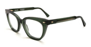 Ottica Mondello Roma - Ahlem - AHL.001106.OPT - Tunis - Dark Green RX - Acetate - shape Cat-eye - green - EYEWEAR - EYEGLASSES - Unisex,Uomo,Donna,Women,Men - lens Clear - Made In France