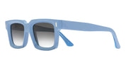 Ottica Mondello Roma - Cutler and Gross - CGSN-1386-52-A8 - 1386 - SOLID LIGHT BLUE - Acetate - shape Squared - blue - EYEWEAR - SUNGLASSES - Unisex,Uomo,Donna,Women,Men - lens Gradient grey - Made In Italy