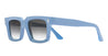 Ottica Mondello Roma - Cutler and Gross - CGSN-1386-52-A8 - 1386 - SOLID LIGHT BLUE - Acetate - shape Squared - blue - EYEWEAR - SUNGLASSES - Unisex,Uomo,Donna,Women,Men - lens Gradient grey - Made In Italy
