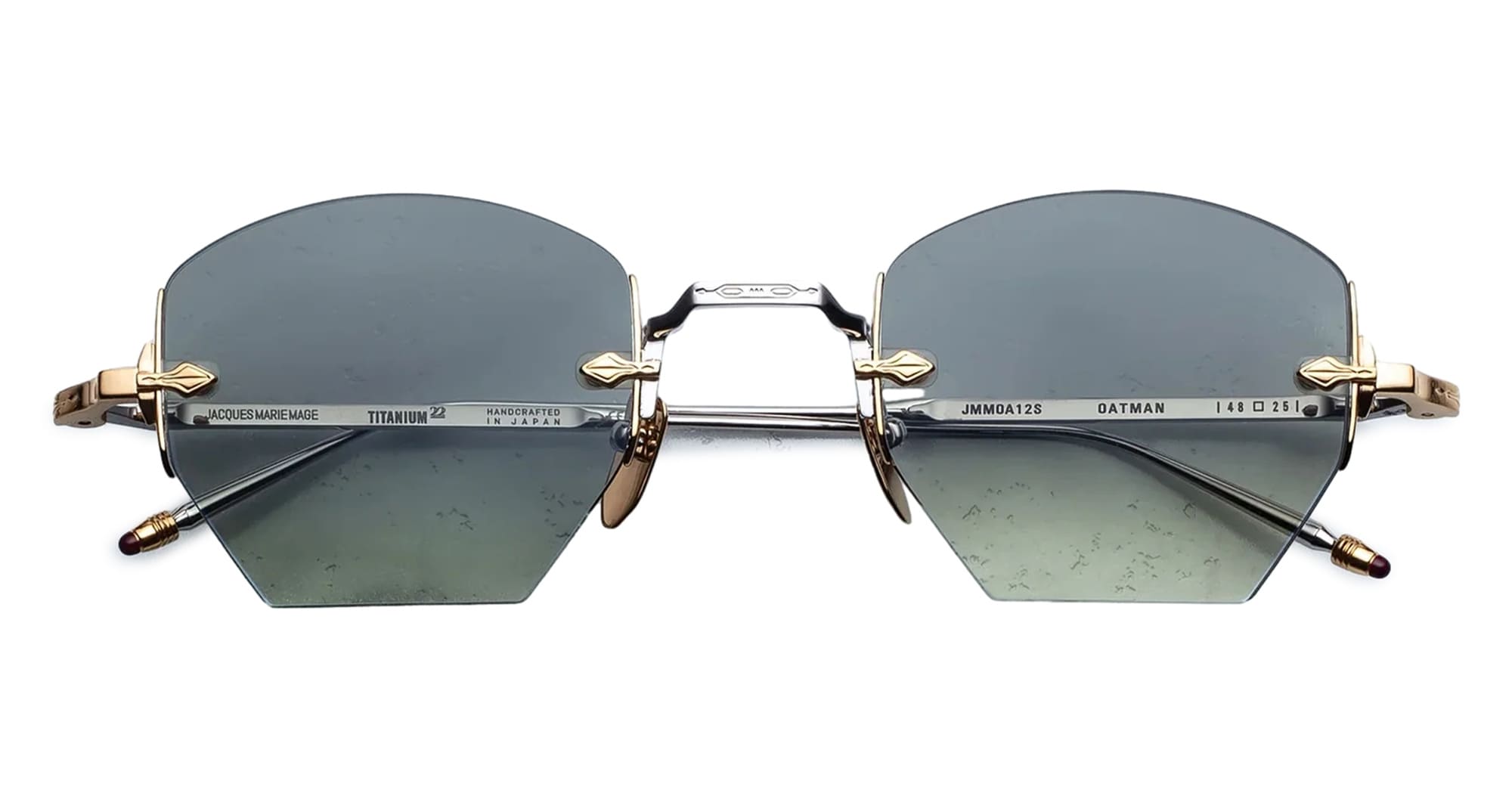 Ottica Mondello Roma - Jacques Marie Mage - JMMOA-12S - OATMAN - ELECTRUM - Titanium - shape  - Gold - EYEWEAR - SUNGLASSES - Unisex,Uomo,Donna,Women,Men - lens  - Made In Japan