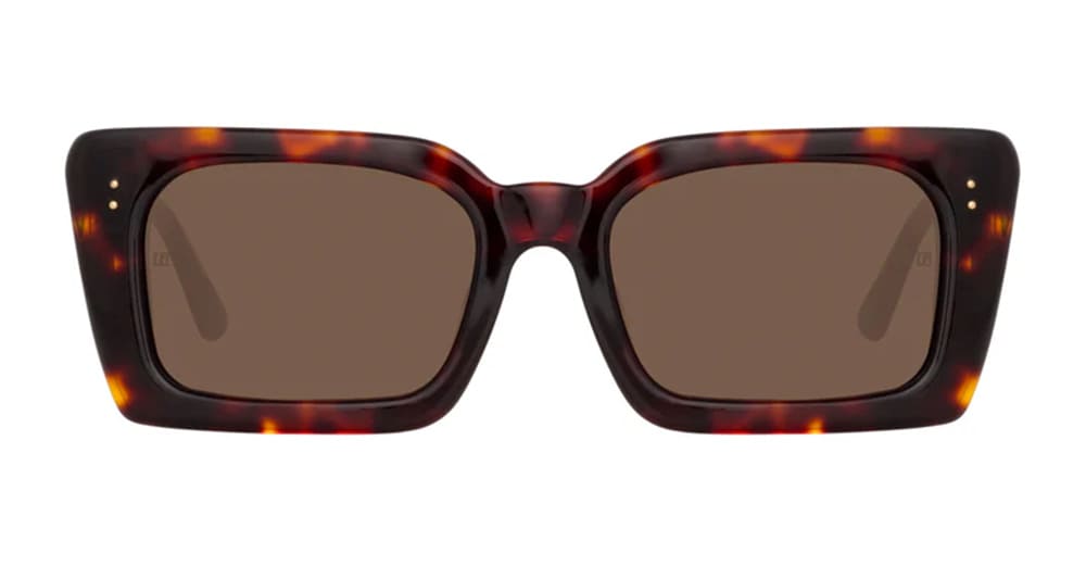  YELLOW GOLD - Acetate - shape Squared - Tortoise - EYEWEAR - SUNGLASSES - Donna,Women - lens Brown - MadeIn Italy