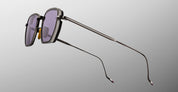 Ottica Mondello Roma - Jacques Marie Mage - JMMTK-19J - ATKINS - CORBEAU - Titanio - Forma squadrata - Nero - OCCHIALI - OCCHIALI DA SOLE - Unisex, Uomo, Donna - Lenti grigie - Prodotto in Giappone