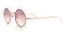 Ottica Mondello Roma - Matsuda - 10601H.SG.RG.MBK45 - 10601H - ROSE GOLD / MATTE BLACK - Titanium - shape Round - rose gold - EYEWEAR - SUNGLASSES - Uomo,Men - lens Gradient pink - Made In Japan