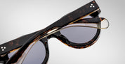 Ottica Mondello Roma - Jacques Marie Mage - JMMLM-13V - MOLITOR - BEAU - Acetate - shape Round - Tortoise - EYEWEAR - SUNGLASSES - Unisex,Uomo,Donna,Women,Men - lens Blue - Made In Japan