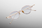 Ottica Mondello Roma - Jacques Marie Mage - JMMCRVRX-5E - CLARK VU - CAMEO RX - Acetate, titanium - shape Round - pink - EYEWEAR - EYEGLASSES - Unisex,Uomo,Donna,Women,Men - lens Clear - Made In Japan