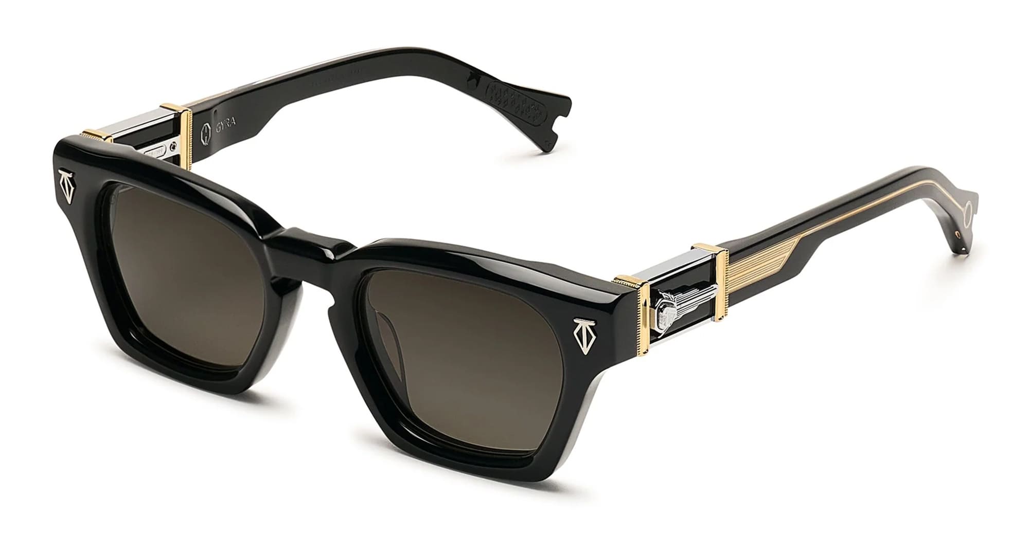 Ottica Mondello Roma - T HENRI - GYAA - MAISON GALACTIQUE - GYRA - ASTEROID - Acetate - shape Pantos - Black - EYEWEAR - SUNGLASSES - Unisex,Uomo,Donna,Women,Men - lens Grey - Made In Japan