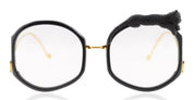 Ottica Mondello Roma - Anna-Karin Karlsson - 0201-2002 - ROSE ET LE REVE - Black Crystal RX - acetate, stainless steel - shape Octagonal - Black, gold - EYEWEAR - EYEGLASSES - Donna,Women - lens Clear - Made In Japan