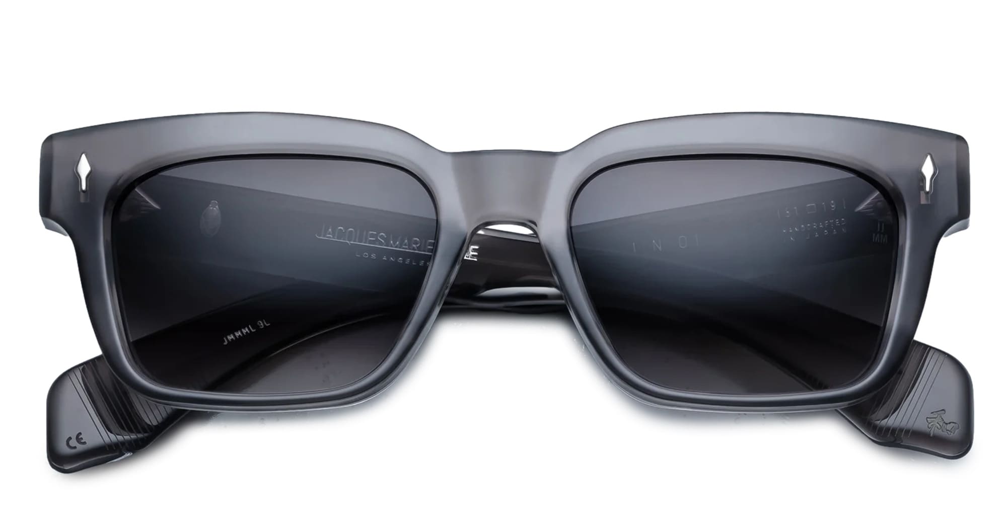 Ottica Mondello Roma - Jacques Marie Mage - JMMML-9L - MOLINO - PRIME - Acetate - shape Squared - grey - EYEWEAR - SUNGLASSES - Unisex,Uomo,Donna,Women,Men - lens Grey - Made In Japan