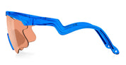 Ottica Mondello Roma - Alba Optics - 8050054517568 - DELTA LEI - BLUE GLOSSY / VZUM SALMON - Tr90 - shape Mask - blue - EYEWEAR - SUNGLASSES - Unisex,Uomo,Donna,Women,Men - lens Pink - Made In Italy
