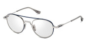 Ottica Mondello Roma - DITA - DTX189-A-03 - ETHYX-  BLUE IRON / SILVER RX - titanium, acetate - shape Round - Silver, blue - EYEWEAR - EYEGLASSES - Unisex,Uomo,Donna,Women,Men - lens Clear - Made In Japan