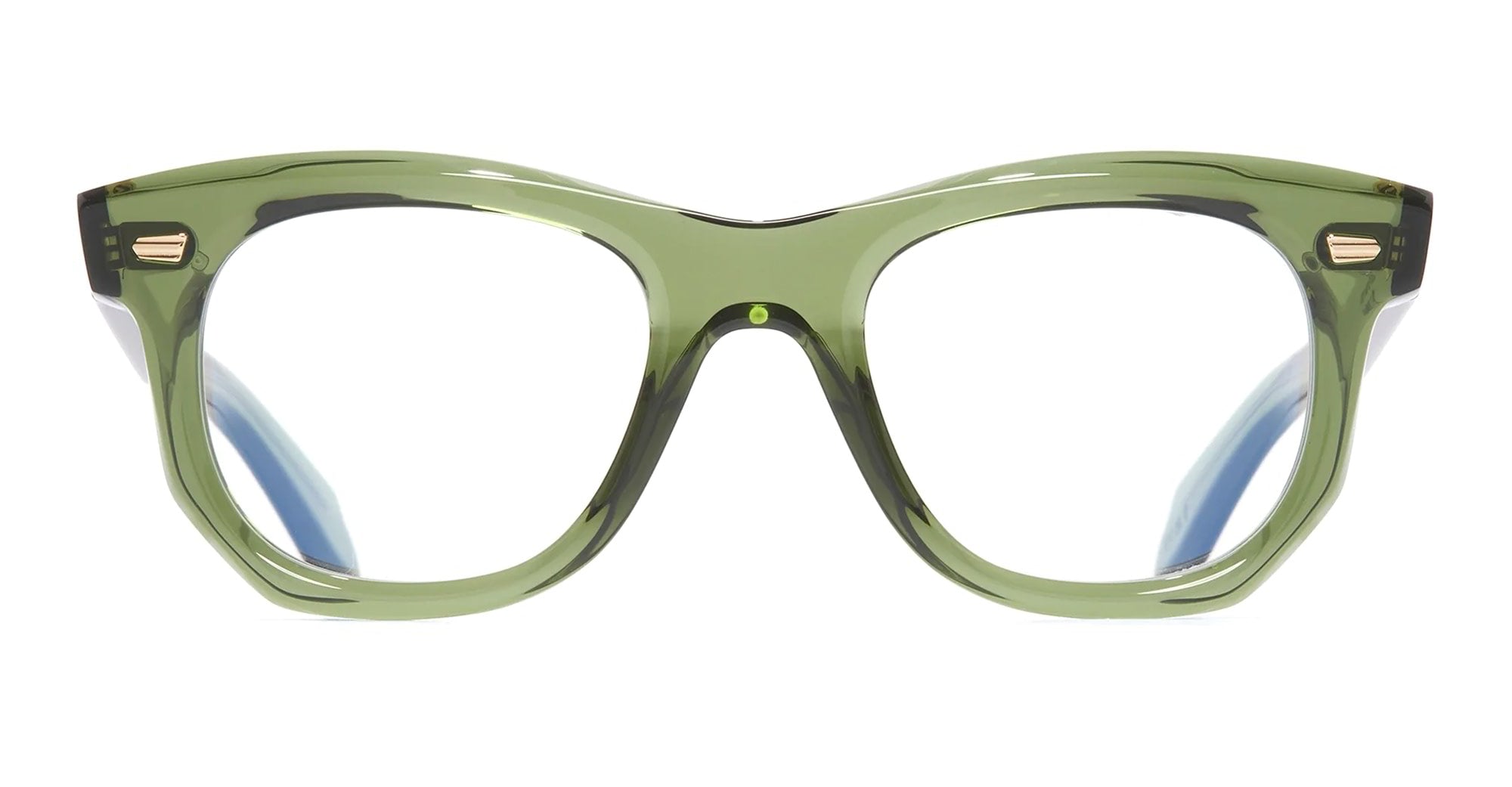 Ottica Mondello Roma - Cutler and Gross - CGOP-1409-49-03 - 1409 - JOSHUA GREEN RX - Acetate - shape Round - green - EYEWEAR - EYEGLASSES - Unisex,Uomo,Donna,Women,Men - lens Clear - Made In Japan
