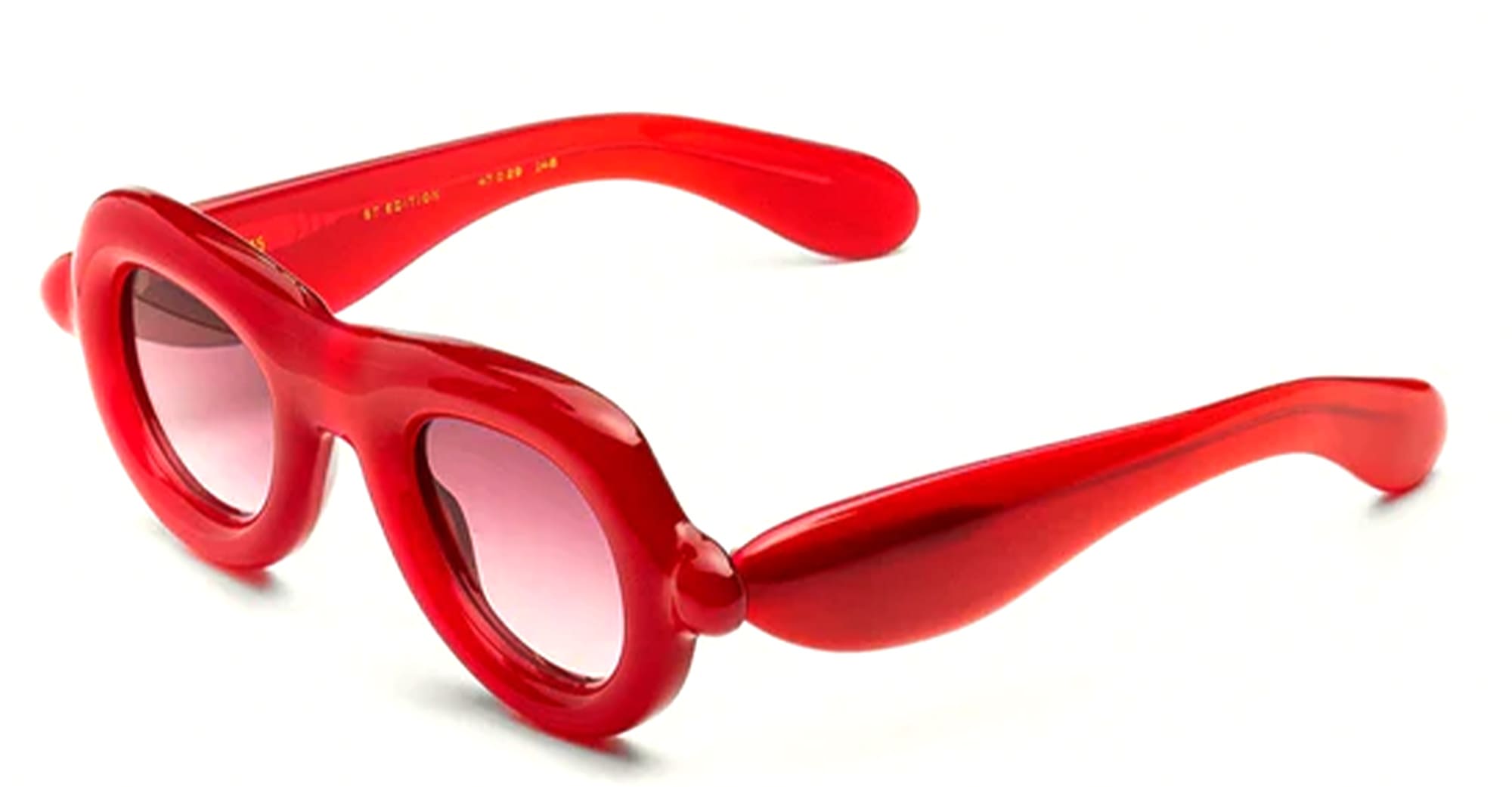 Ottica Mondello Roma - Paloceras - pebble-velvet-rouge-vx - PEBBLE - VELVET ROUGE VX - Acetate - shape Pilot - red - EYEWEAR - SUNGLASSES - Unisex,Uomo,Donna,Women,Men - lens Gradient pink - Made In China