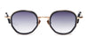 Ottica Mondello Roma - John Dalia - GINA-C134 - GINA - C134 - DARK NAVY BLUE / ROSE GOLD - Metal - shape Panto - navy blue - EYEWEAR - SUNGLASSES - Uomo,Men - lens Gradient blue - Made In France