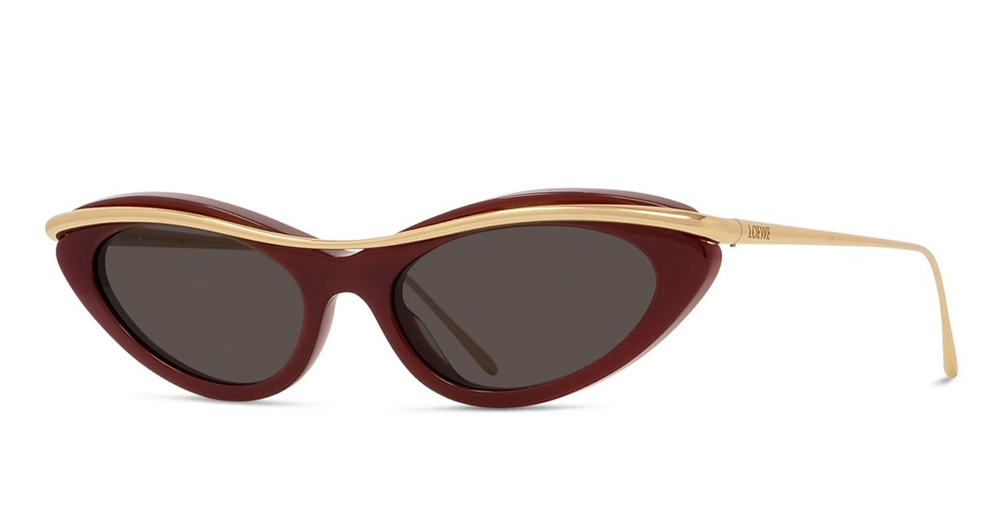Ottica Mondello Roma - Loewe - LW40166I5166A - SIGNATURE LW40166I - RED - Acetate, metal - shape  - Black - EYEWEAR - SUNGLASSES - Donna,Women - lens  - Made In Italy