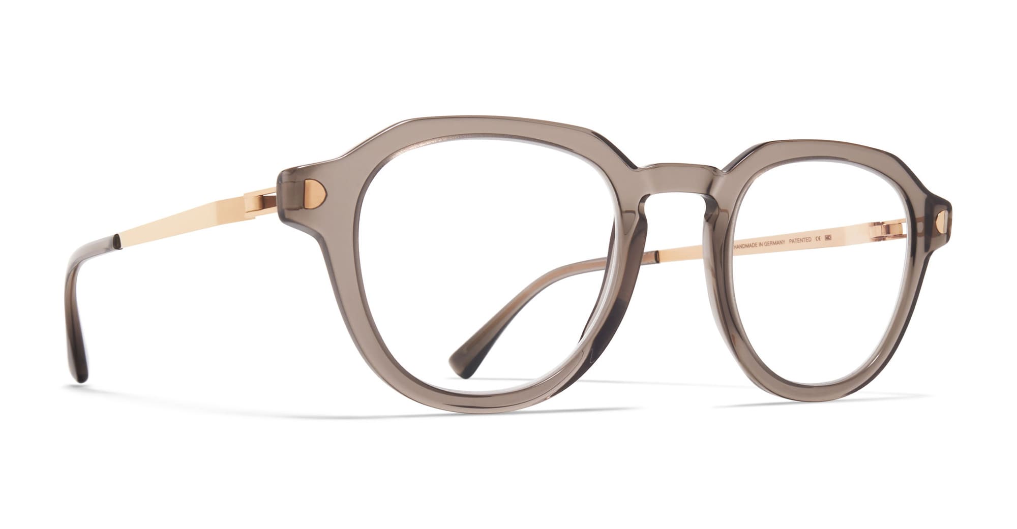 Ottica Mondello Roma - Mykita - 10089167 - ELBERT - CLEAR ASH / CHAMPAGNE GOLD RX - stainless steel - shape  - grey - EYEWEAR - EYEGLASSES - Unisex,Uomo,Donna,Women,Men - lens  - Made In Germany