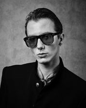 Ottica Mondello Roma - Jacques Marie Mage - JMMYV-H14 - YVES - TOKYO - Acetate - shape Squared - Tortoise - EYEWEAR - SUNGLASSES - Unisex,Uomo,Donna,Women,Men - lens orange - Made In Japan