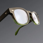 Ottica Mondello Roma - Cutler and Gross - CGOP-9389-50-04 - 9389 - GRADIENT GREEN RX - Acetate - shape Panto - green - EYEWEAR - EYEGLASSES - Unisex,Uomo,Donna,Women,Men - lens Clear - Made In Italy