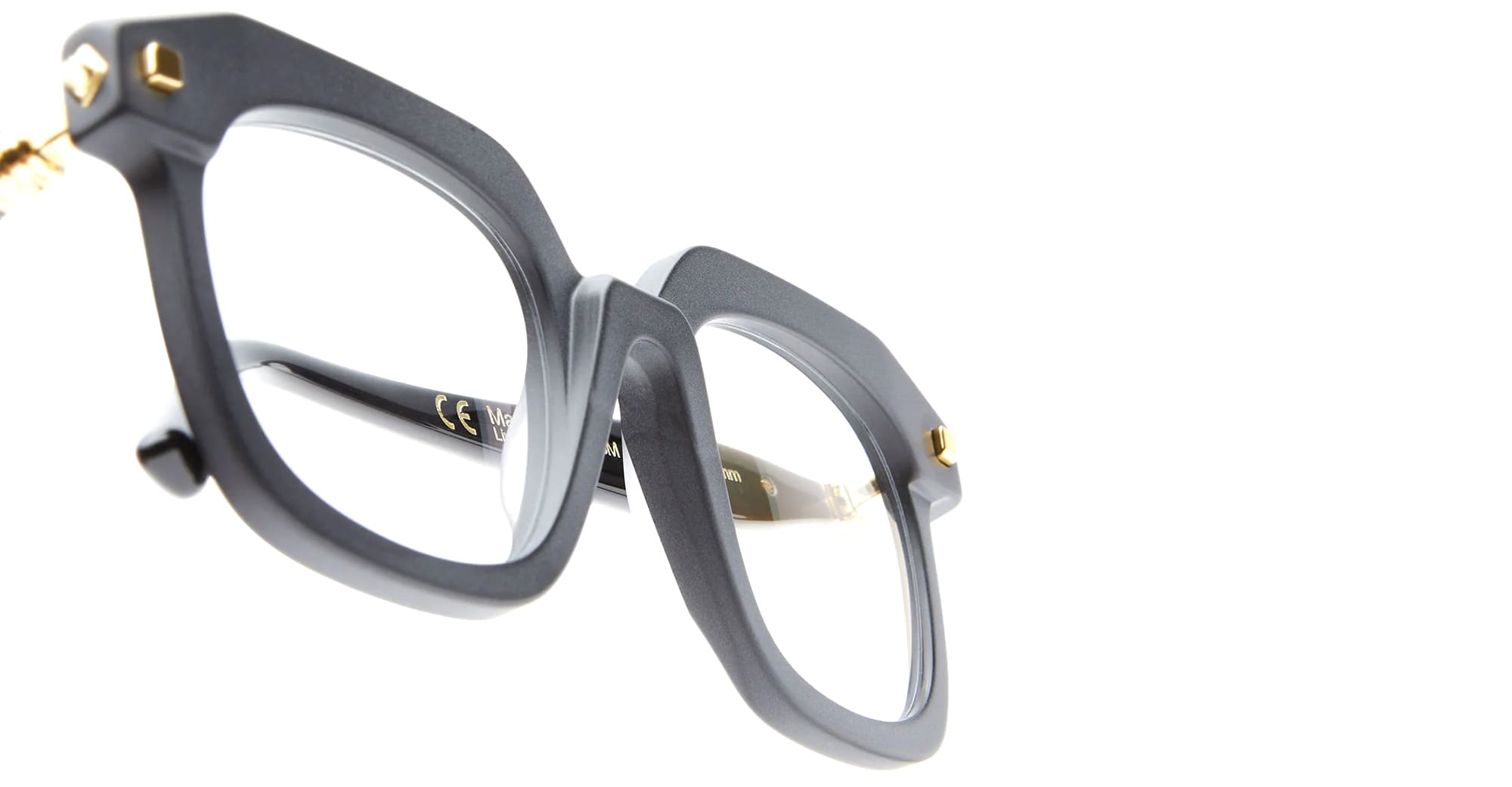 Ottica Mondello Roma - Kuboraum - KRO0J8BM000000OP - MASK J8 - BLACK MATTE RX - Acetate - shape Squared - Black - EYEWEAR - EYEGLASSES - Unisex,Uomo,Donna,Women,Men - lens Clear - Made In Italy