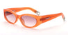 Ottica Mondello Roma - Jacquemus - JAC4C10SUN - OVALO - AMBER / ROSE LENS - Acetate - shape Oval - orange - EYEWEAR - SUNGLASSES - Donna,Women - lens Pink - Made In Japan