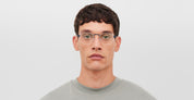 Ottica Mondello Roma - Mykita - 10090337 - ROSCOE - INDIGO / SILVER RX - stainless steel - shape  - Silver, blue - EYEWEAR - EYEGLASSES - Unisex,Uomo,Donna,Women,Men - lens  - Made In Germany