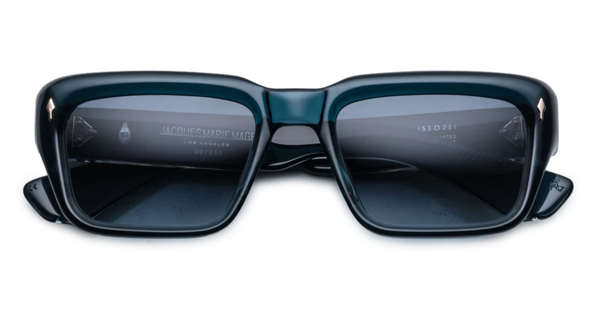 Ottica Mondello Roma - Jacques Marie Mage - JMMWK-9F - WALKER - INDIGO                                    - Acetate - shape Rectangular - blue - EYEWEAR - SUNGLASSES - Uomo,Men - lens Gradient blue - Made In Japan