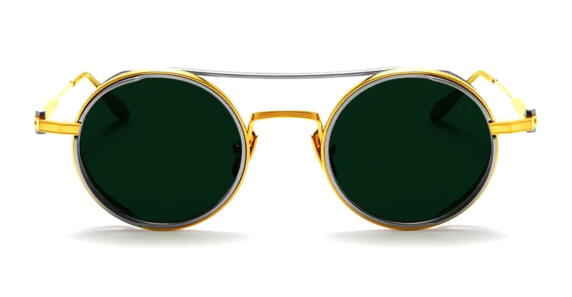 Ottica Mondello Roma - Akoni - AKS-505F-46 - ERIS - 18K GOLD PLATED (LIMITED EDITION) - Titanium - shape  - Gold - EYEWEAR - SUNGLASSES - Unisex,Uomo,Donna,Women,Men - lens  - Made In Japan