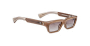 Ottica Mondello Roma - Jacques Marie Mage - JMMRUS-11W - RUSH - BIRCH  - Acetate - shape Rectangular - brown - EYEWEAR - SUNGLASSES - Uomo,Men - lens Gradient brown - Made In Japan
