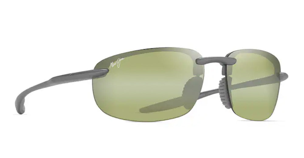 Ottica Mondello Roma - Maui Jim - MJ0676S-019 - HO'OKIPA ULTRA - METAL MATTE GREY / HT PHOTOCHROM. - nylon - shape Oval - grey - EYEWEAR - SUNGLASSES - Unisex,Uomo,Donna,Women,Men - lens Green - Made In Italy