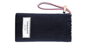 Soft twill eyewear case - navy blue