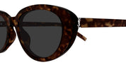 Ottica Mondello Roma - Saint Laurent - SL M154-002 - SL M154-002 - HAVANA - Acetate - shape Oval - Havana - EYEWEAR - SUNGLASSES - Donna,Women - lens Grey - Made In Italy
