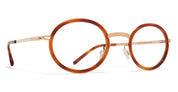 Ottica Mondello Roma - Mykita - 10089687 - BERTHOLD - A99 Champagne Gold / Soft Havana RX - stainless steel - shape  - havana, gold - EYEWEAR - EYEGLASSES - Unisex,Uomo,Donna,Women,Men - lens  - Made In Germany