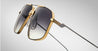 Ottica Mondello Roma - Jacques Marie Mage - J-ESN-JG-S6017E-OS - JAGGER - BNG - Titanium - shape Aviator - Black, gold - EYEWEAR - SUNGLASSES - Uomo,Men - lens Gradient black - Made In Japan
