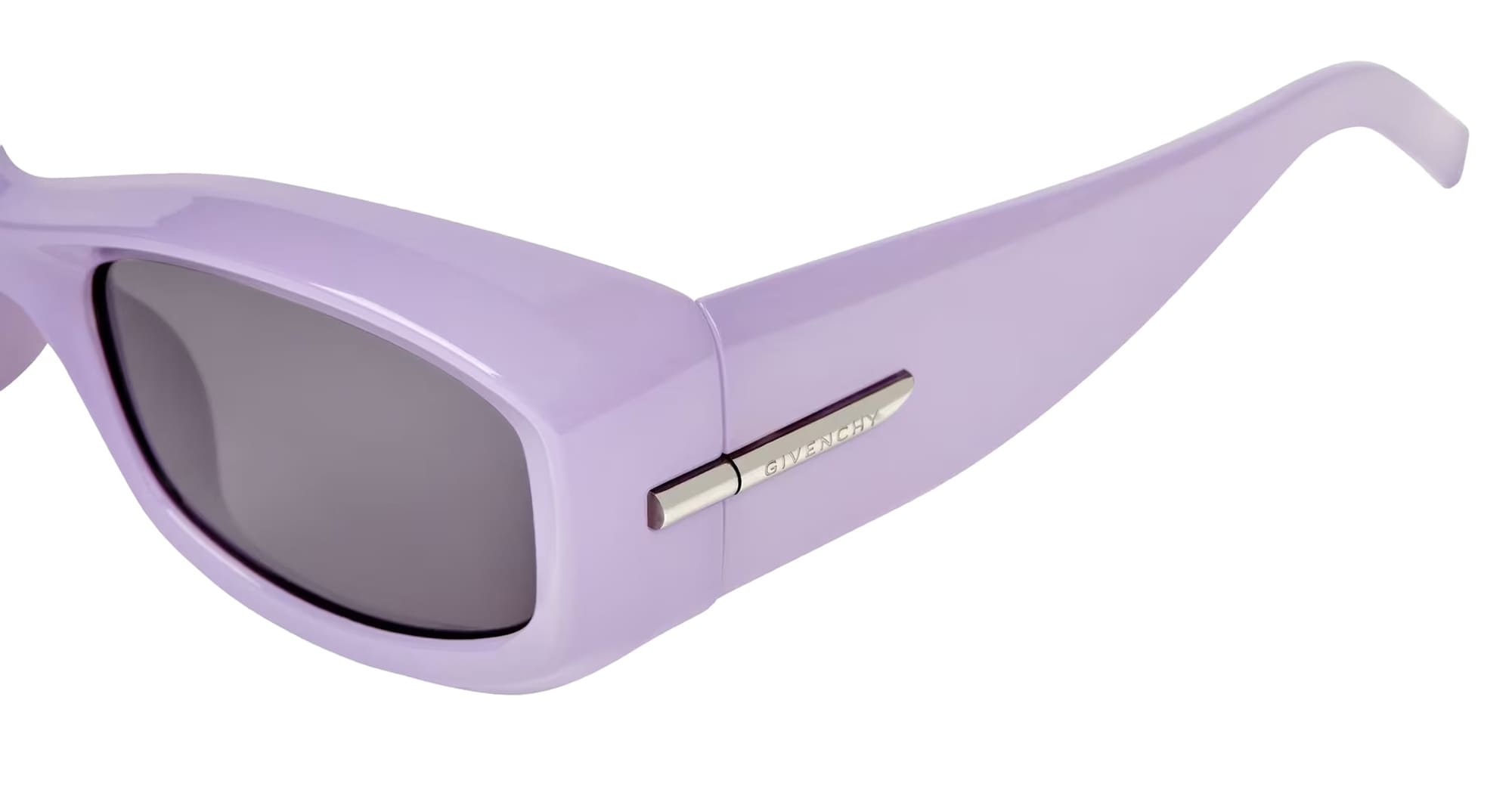 G180 violet square sunglasses
