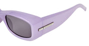 G180 violet square sunglasses