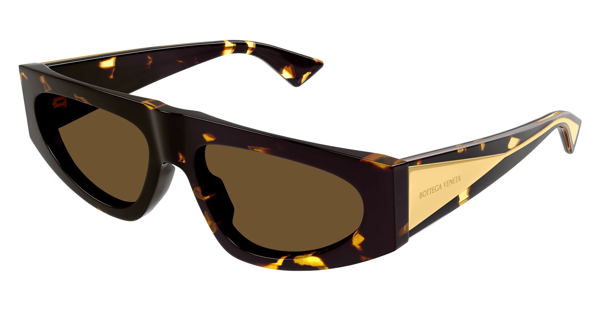 Ottica Mondello Roma - Bottega Veneta - BV1277S-002 - BV1277S-002 - HAVANA - Acetate - shape  - Havana - EYEWEAR - SUNGLASSES - Donna,Women - lens  - Made In Japan