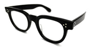 Ottica Mondello Roma - Julius Tart - JTPL-106A - FDR 46X24 - BLACK RX - Acetate - shape Round - Black - EYEWEAR - EYEGLASSES - Unisex,Uomo,Donna,Women,Men - lens Clear - Made In Japan