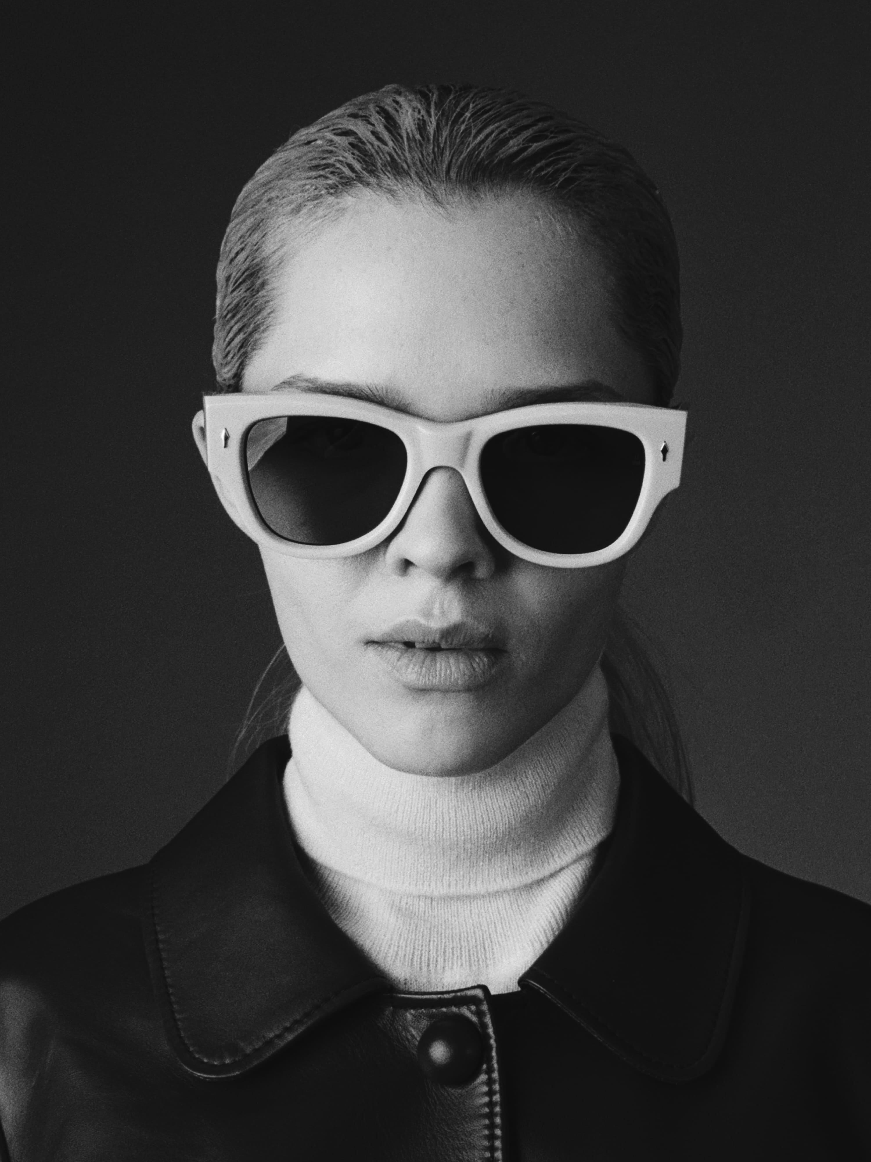 Ottica Mondello Roma - Jacques Marie Mage - JMMEH-8F - CHELSEA - SKYE - Acetate - shape Round - Black - EYEWEAR - SUNGLASSES - Donna,Women - lens purple gradient - Made In Japan